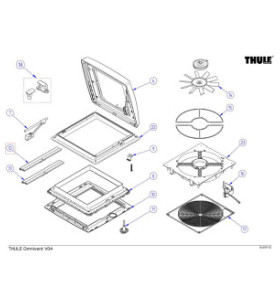 Mosquito net for OMNIVENT THULE 40x40 - 1500600709