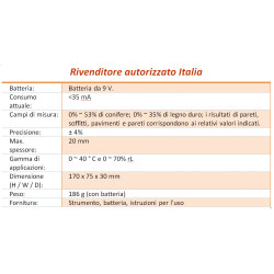 Misuratore di umidità AKTOBIS WDH-318KC