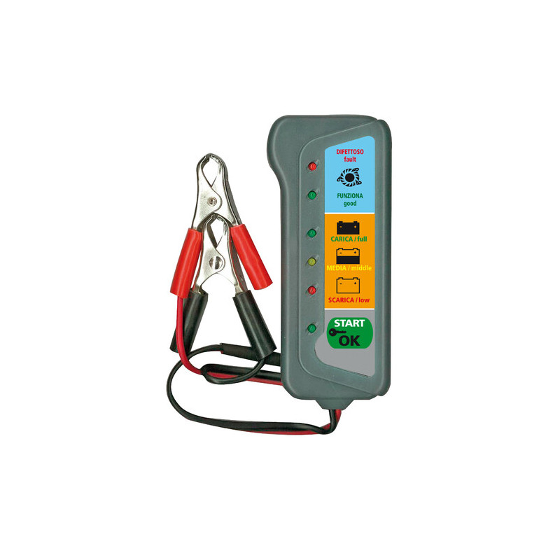 12V battery and alternator tester