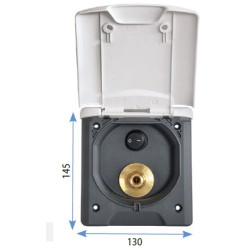 EXTERNAL WHITE WATER INTAKE C / INTERR QUICK SHOWER CONNECTION