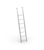 LIPPERT ALUMINUM LADDER FOR BED 6 STEPS CM.174X28