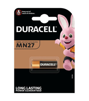 ALCALINE DE SÉCURITÉ DURACELL MN27 12V