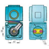 External water connection with hot/cold water mixer and shower head - quick couplings - 1.5 m hose