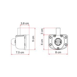 Safe Door Guardian TRANSIT dal 06/2006  al 2014 FIAMMA 05388-05-