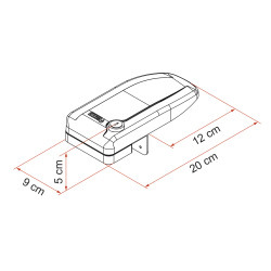 Safe Door Magnum Frame bianco FIAMMA - 08277A01-