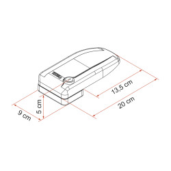 Wall Safe Door Magnum White FIAMMA