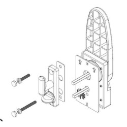 Inside Outdoor Lock White THULE