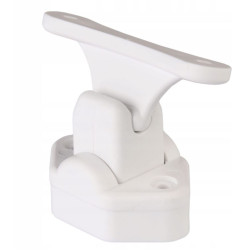 WHITE adjustable door lock pitch 30/45 mm