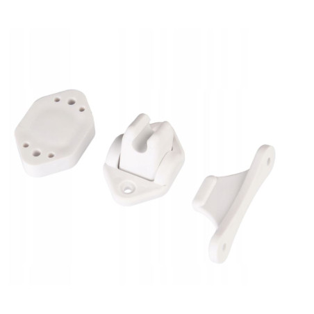 BLANCO cerradura de puerta regulable paso 30/45 mm