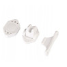 WHITE adjustable door lock pitch 30/45 mm