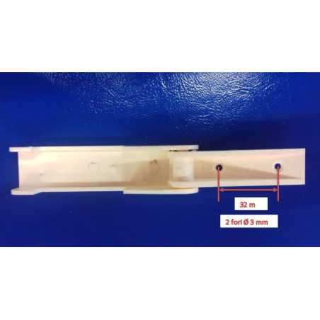 Cale-porte plastique ivoire jusqu'au bloc 45mm