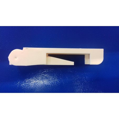 Ivory plastic doorstop up to 45mm block
