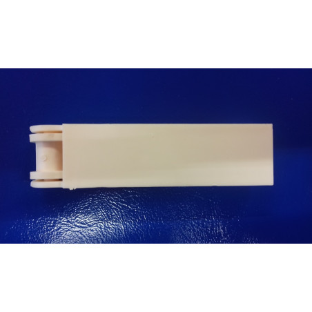 Fermaporta plastica avorio fino a 45 mm blocco
