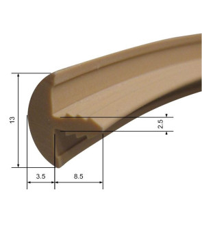 EDGE 13x12 ROUNDED MAPLE B121SR