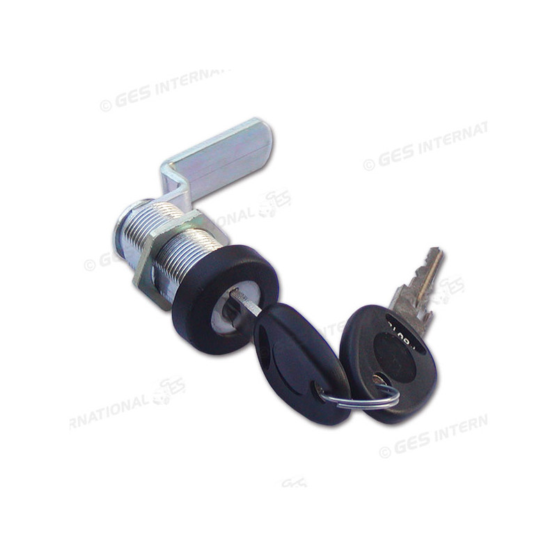 BLACK metal lock for doors 28 mm FAP complete