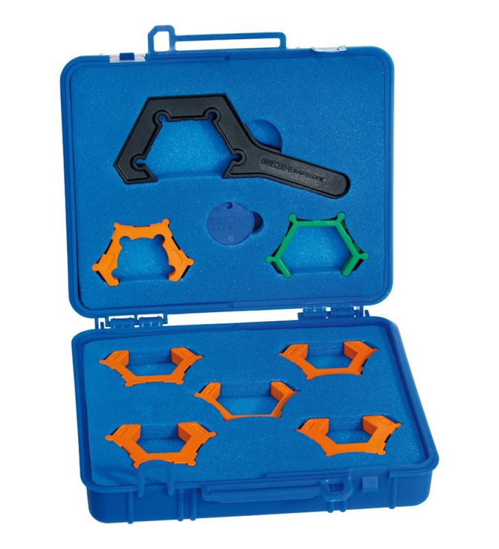 European gas nut locking wrench set