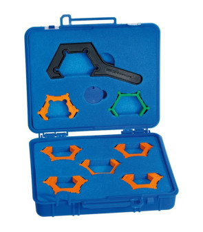 European gas nut locking wrench set