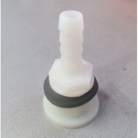 Universal straight PG10 water fitting, 18 mm hole