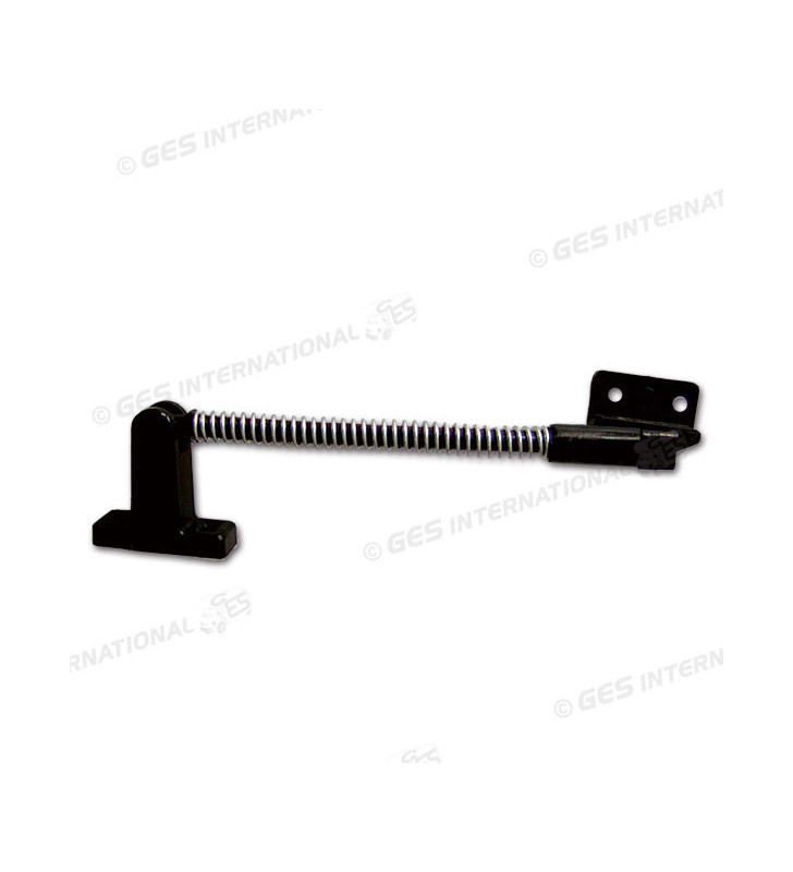 Compass arm for doors with adjustable spring