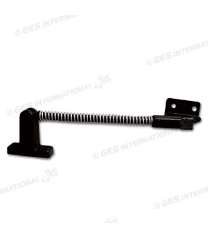 Compass arm for doors with adjustable spring