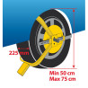 GANASCIA BLOCCARUOTA CLAMP RUOTE MAX 18"