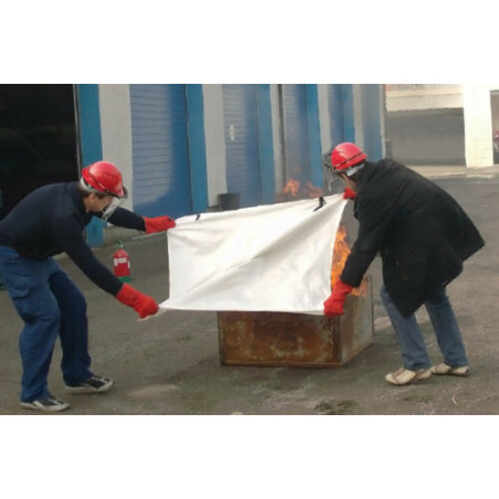 Couverture ignifuge - 100x100 cm