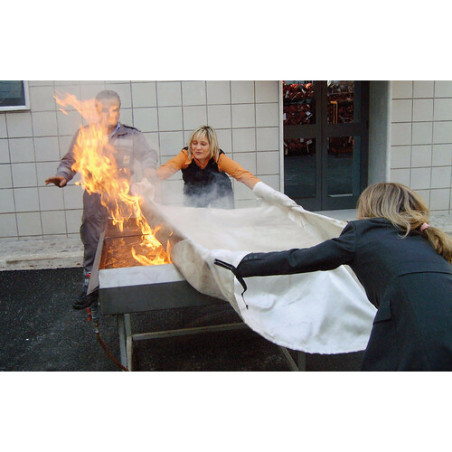 Couverture ignifuge - 100x100 cm