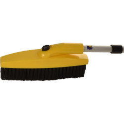 Telescopic snow broom 128 cm with scraper