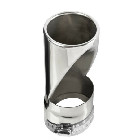 Terminale di scarico inox lucidato Ø 50-62 mm