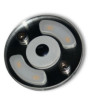 Plafoniera 70 mm a LED - 4000K - luce notte - touch switch