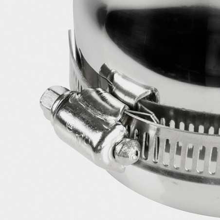 Sortie d'échappement en acier inoxydable poli Ø 34-51 mm