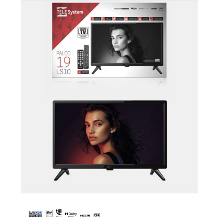 TV PALCO LED 19 TeleSystem Senza DVD 12V"