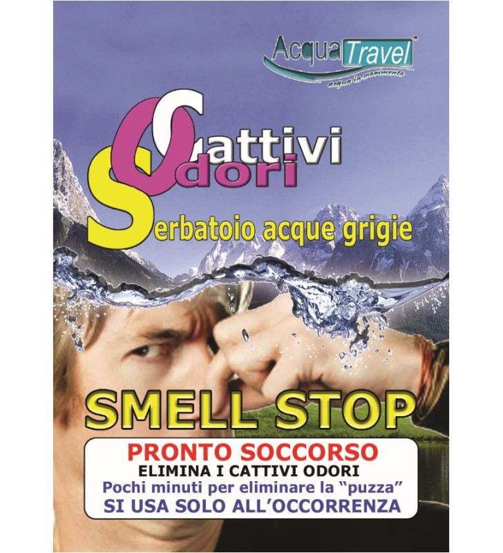 Sobre monodosis SMELL STOP malos olores aguas grises