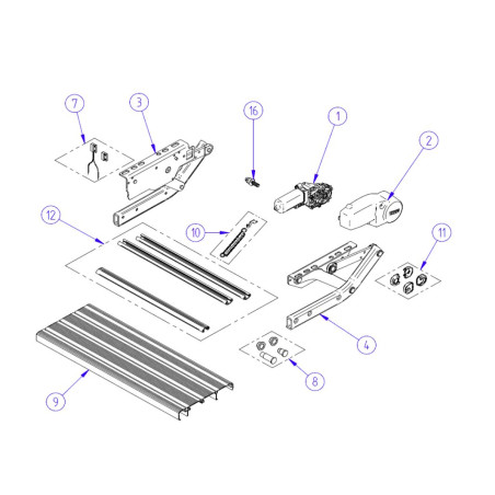 Crankshaft With Bushing Single Step V10-V15 Thule - 1500603114