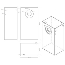 Tank 148 Liter 48 * 88 * 35 cm