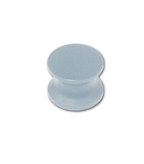 Bouton poussoir nickelé mat x serrure à poussoir