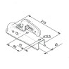 Al-Ko AK7 joint 45 mm square joint c / pulsan