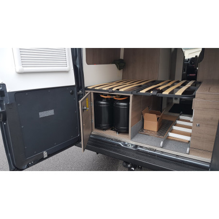 KIT SYSTÈME FIXE 2 CYLINDRES CAMPKO 67R01, TUYAU 1,00 PRISE EXTERNE, ADAPTATEURS EU