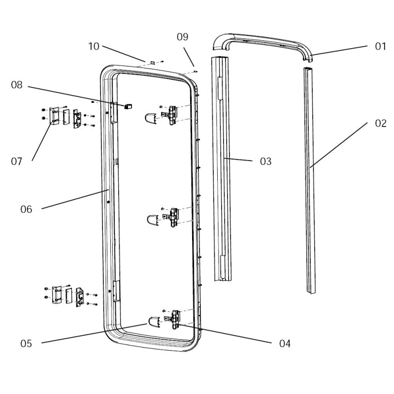 INNER COVER FOR CARAD-R/RF/R100F HOLDER - BG2166