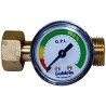 Connection with LPG cylinder level pressure gauge