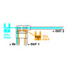 Ruba-corrente MICRO per fusibile lamellare micro 12/24V