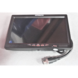 License plate holder kit with rear view camera and 7" monitor