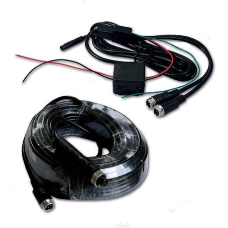 Kennzeichenhalter-Kit mit Rückfahrkamera und 7-Zoll-Monitor