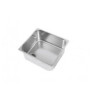 Rectangular stainless steel sink CAN 320x350 LA1402 with drain