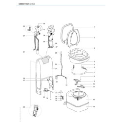 Pump Block for C200CW/CWE Thetford - 23845