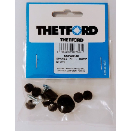 THETFORD Kit of 2 Black Rubber Pads and Screws for Hobs SSPA0040