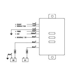 Automatic battery separator CSB 96-SP with power supply from “+key” 402965