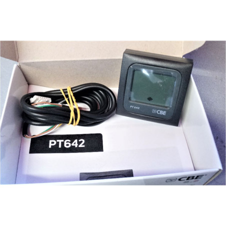 Pannello TEST CBE PT642 x regolatore PRS300 - PBS90 - PRM350 grigio TOUCH