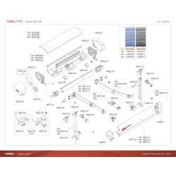 FIAMMA Winch F65L with conical 3.5 - 98655-333