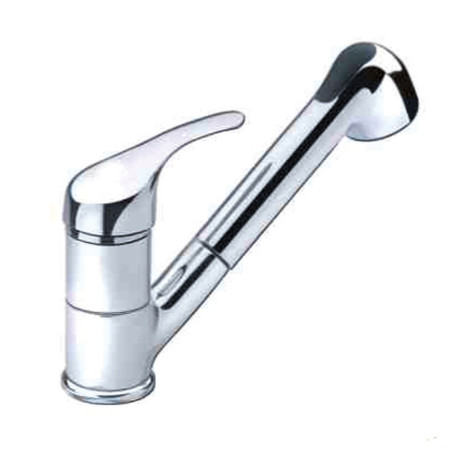 HTD kitchen mixer with extractable shower + flexible 1,5 mt